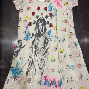 Magnolia Pearl Cream Graphic Dress Excellent Condition, wtags, Gently worn